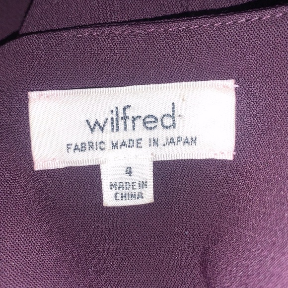 Aritzia Wilfred Burgundy dress - Picture 4 of 4